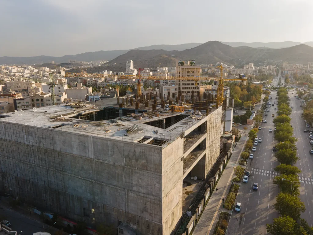 عکاسی معماری هلی شات پروژه فرشته مشهد