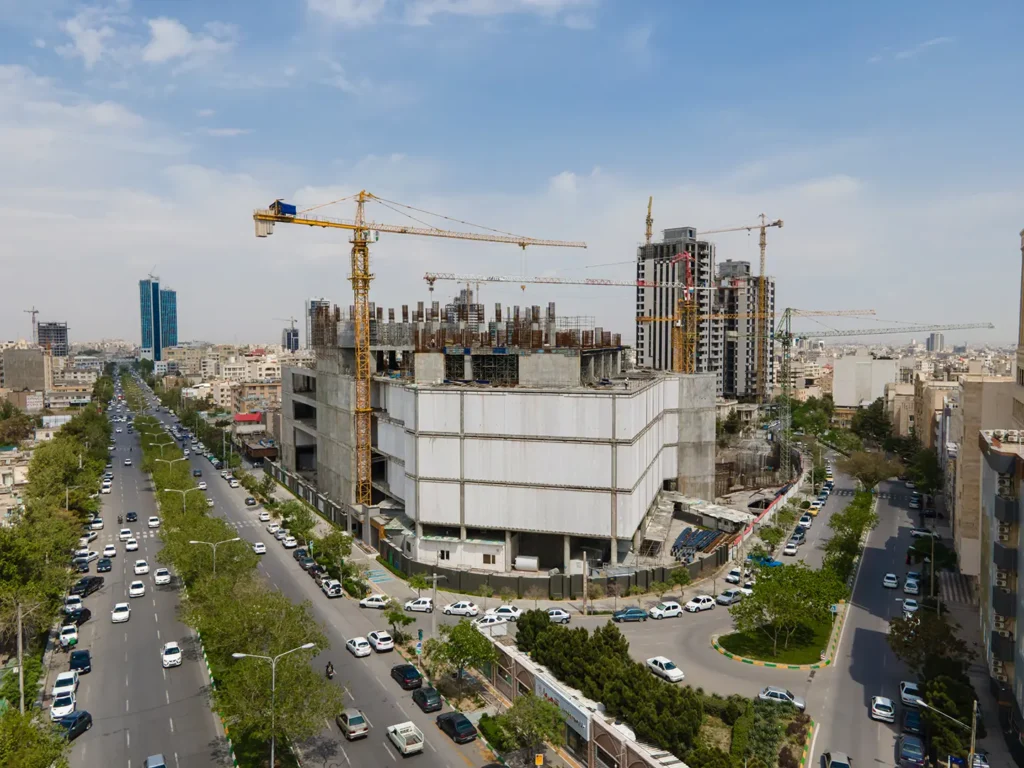 عکاسی معماری پهپاد پروژه فرشته مشهد