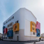 عکاسی معماری ساختمان مدرسه مشهد