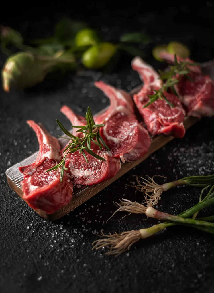 عکاسی تبلغاتی از گوشت قرمز گوسفندی شیشلیکی