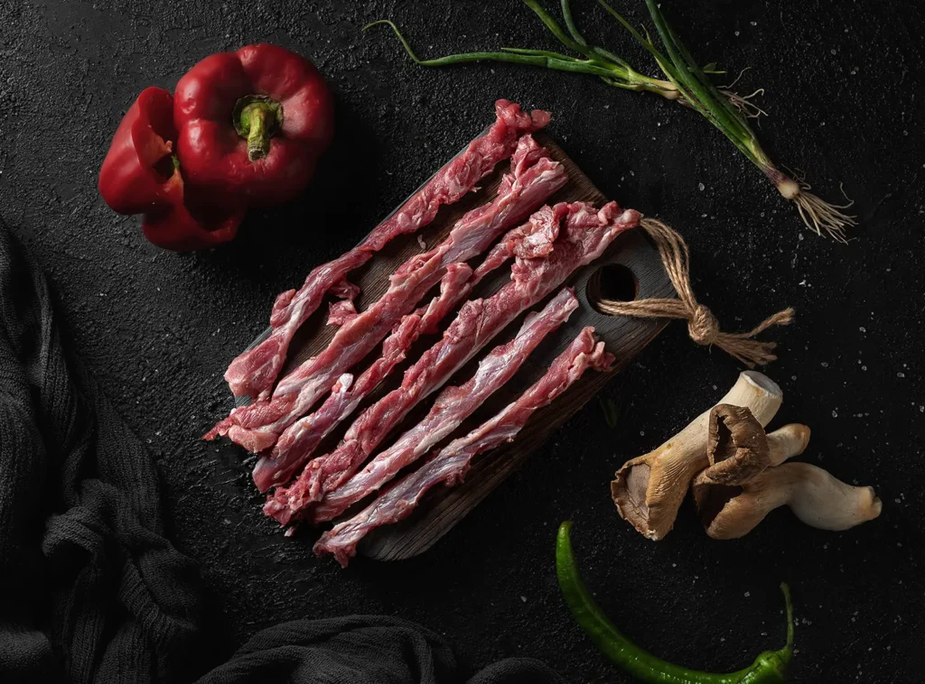 عکاسی غذا تبلیغاتی از گوشت گاو